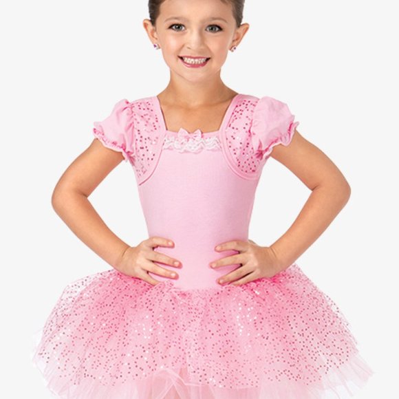 Dance Dress Costume New SC 4-5 IC 6-7 Leotard Tu Tu Skirt Child Ballet Jazz Tap - Picture 2 of 10